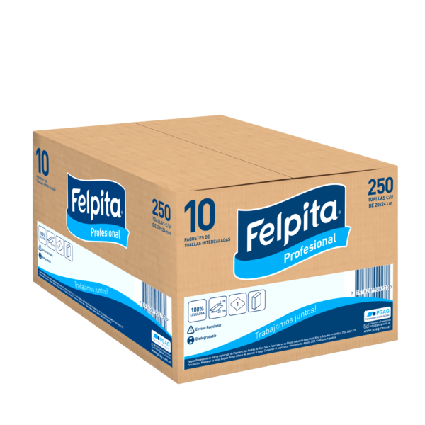 Felpita toallas intercaladas 10 x 250