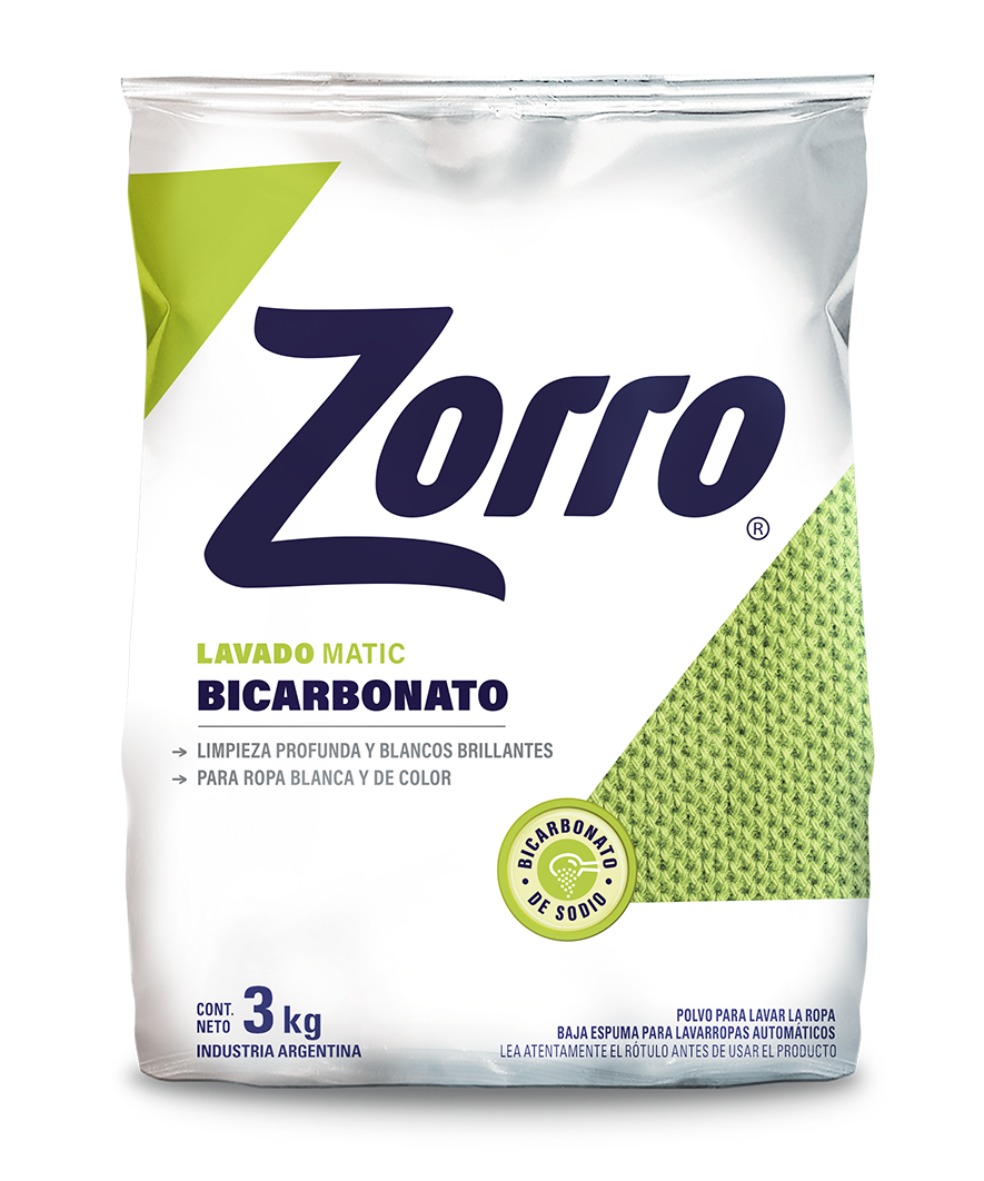 Zorro Bicarbonato Lavado Matic 3kg