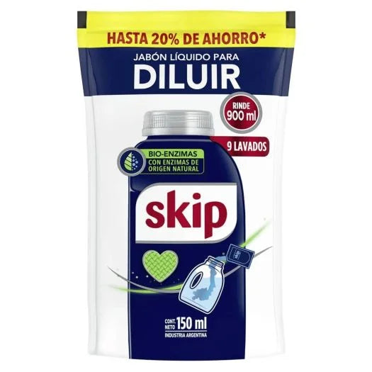 JABON LIQUIDO SKIP PARA DILUIR DOYPACK 150 ml