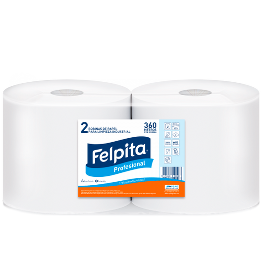 Felpita 2 bobinas x360 Metros institucional