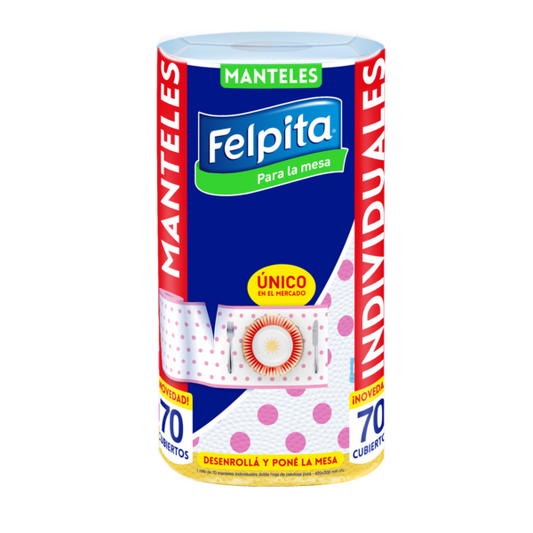 Felpita manteles x70