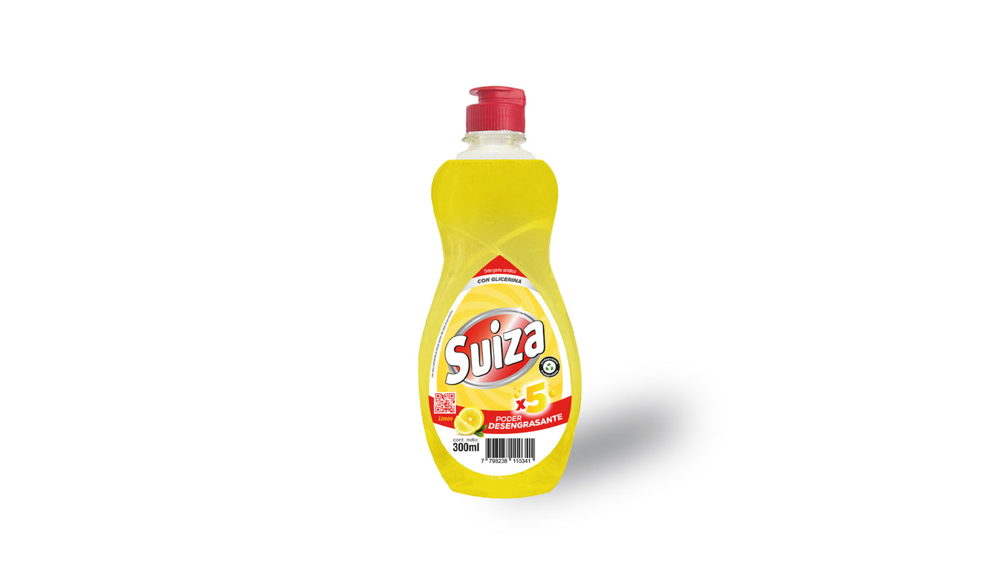 Detergente Suiza Limón (300 ml)