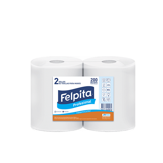 Felpita 2 rollos 200 metros Institucional
