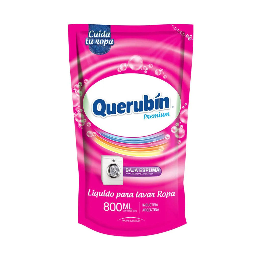 QUERUBIN JABON LIQUIDO BAJA ESPUMA X800ML